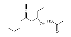 acetic acid,(3R)-5-ethenylidenenonan-3-ol结构式