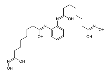 N'-hydroxy-N-[2-[[8-(hydroxyamino)-8-oxooctanoyl]amino]phenyl]octanediamide Structure