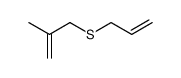 3-allylsulfanyl-2-methyl-propene Structure