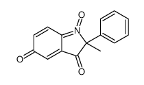 2-methyl-1-oxido-2-phenylindol-1-ium-3,5-dione结构式