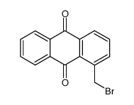 1-bromomethylanthraquinone Structure