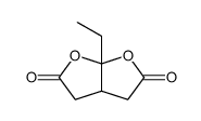 3-(1,1-dihydroxypropyl)glutaric acid di-γ-lactone结构式