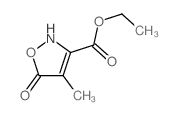 4-甲基-5-氧代-2,5-二氢异恶唑-3-羧酸乙酯结构式