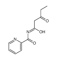N-(3-oxopentanoyl)pyridine-2-carboxamide结构式