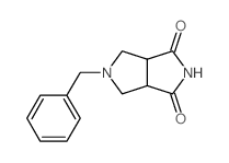 5-苄基四氢吡咯并[3,4-c]吡咯-13(2H,3aH)-二酮结构式