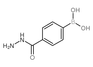 4-(肼基羰基)苯硼酸结构式
