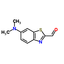 6-(Dimethylamino)-1,3-benzothiazole-2-carbaldehyde结构式