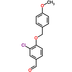 3-Chloro-4-[(4-methoxybenzyl)oxy]benzaldehyde Structure