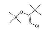 Chlor(2,2-dimethyl-1-(trimethylsilyloxy)propyliden)phosphan Structure