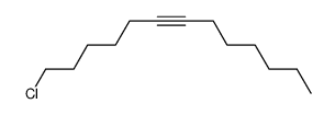 1-chloro-tridec-6-yne结构式