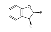 cis-3-chloro-2-fluoro-2,3-dihydrobenzofuran Structure