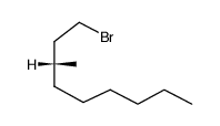 (3R)-(-)-1-Bromo-3-methylnonane Structure