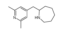 2-[(2,6-DIMETHYL-4-PYRIDINYL)METHYL]HEXAHYDRO-1H-AZEPINE structure