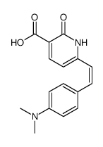 6-[(Z)-2-(4-Dimethylamino-phenyl)-vinyl]-2-oxo-1,2-dihydro-pyridine-3-carboxylic acid结构式