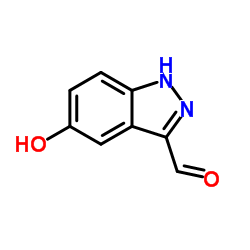 5-羟基-3-(1H)吲唑甲醛结构式