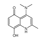 4-(dimethylamino)-8-hydroxy-2-methyl-1H-quinolin-5-one Structure