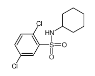 2,5-dichloro-N-cyclohexylbenzenesulfonamide结构式