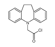 5H-Dibenz[b,f]azepine-5-acetyl chloride, 10,11-dihydro Structure