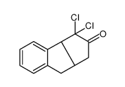 1,1-dichloro-3,3a,4,8b-tetrahydrocyclopenta[a]inden-2-one Structure