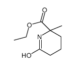 ethyl 2-methyl-6-oxopiperidine-2-carboxylate结构式