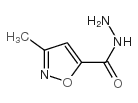 5-Isoxazolecarboxylicacid,3-methyl-,hydrazide(7CI,9CI) Structure