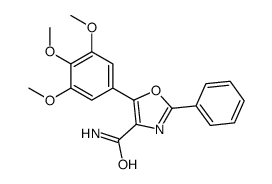 2-phenyl-5-(3,4,5-trimethoxyphenyl)-1,3-oxazole-4-carboxamide Structure