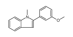2-(3-methoxyphenyl)-1-methyl-1H-indole picture