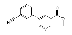 methyl 5-(3-cyanophenyl)pyridine-3-carboxylate结构式