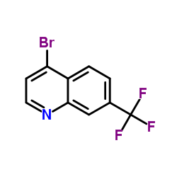 4-溴-7-(三氟甲基)喹啉结构式