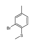 3-Bromo-4-(Methylthio)toluene Structure