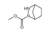 2,3-Diazabicyclo[2.2.1]heptane-2-carboxylic acid,methyl ester Structure
