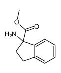 methyl 1-amino-2,3-dihydroindene-1-carboxylate Structure