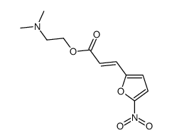 2-(dimethylamino)ethyl 3-(5-nitrofuran-2-yl)prop-2-enoate Structure