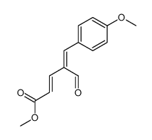 methyl 4-formyl-5-(4-methoxyphenyl)penta-2,4-dienoate Structure