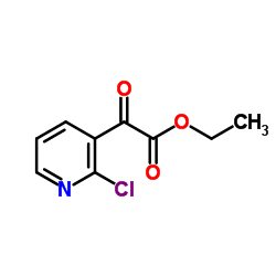 Ethyl 2-chloro-3-pyridylglyoxylate Structure