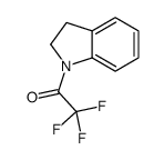 1H-Indole, 2,3-dihydro-1-(trifluoroacetyl)- (9CI) Structure