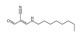 2-formyl-3-(octylamino)prop-2-enenitrile结构式
