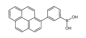 (3-pyren-1-ylphenyl)boronic acid结构式
