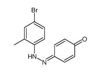 4-[(4-bromo-2-methylphenyl)hydrazinylidene]cyclohexa-2,5-dien-1-one Structure