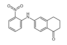 6-(2-nitroanilino)-3,4-dihydro-2H-naphthalen-1-one Structure