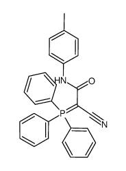 [(cyano)(4-methylphenylcarbamoyl)methylene]triphenylphosphorane Structure