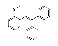 1-(2,2-diphenylethenyl)-2-methylsulfanylbenzene结构式