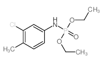 3-chloro-N-diethoxyphosphoryl-4-methyl-aniline Structure