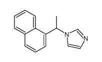 1-(1-naphthalen-1-ylethyl)imidazole结构式