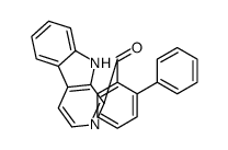 (2-phenylphenyl)-(9H-pyrido[3,4-b]indol-1-yl)methanone Structure