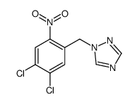 1-[(4,5-dichloro-2-nitrophenyl)methyl]-1,2,4-triazole Structure