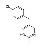 N-[3-(4-chlorophenyl)-2-oxopropyl]acetamide Structure