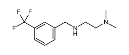 1,2-Ethanediamine, N1,N1-dimethyl-N2-[[3-(trifluoromethyl)phenyl]methyl]结构式