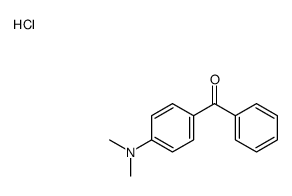 [4-(dimethylamino)phenyl]-phenylmethanone,hydrochloride Structure