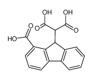 (1-Carboxy-fluorenyl-(9))-malonsaeure Structure